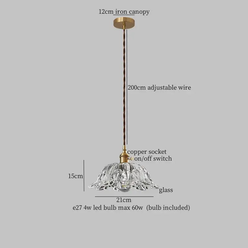 Rose frosted white glass pendant lamp with delicate fluted design and brass accents for living room lighting