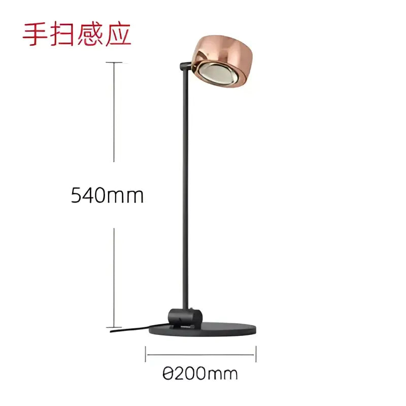 Copper-finished rose gold designer fishing floor lamp with adjustable arm and black base for living room decorbites floor lamp