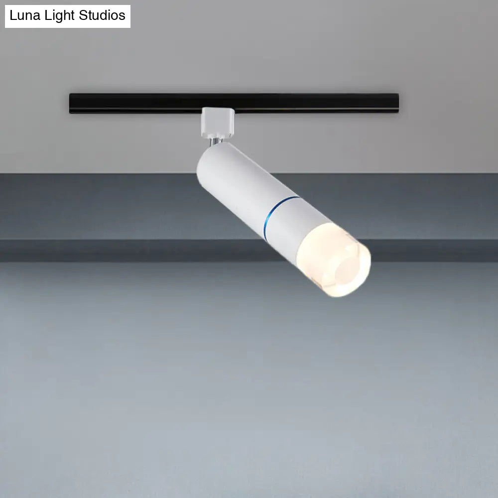 DecorBites™ DecorBites™ Rotatable LED Semi Flush Mount Lighting in White/Pink/Blue - Modern Aluminum Design