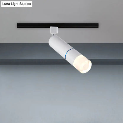 DecorBites™ DecorBites™ Rotatable LED Semi Flush Mount Lighting in White/Pink/Blue - Modern Aluminum Design