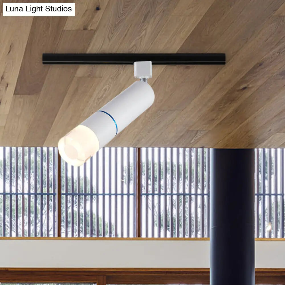 DecorBites™ DecorBites™ Rotatable LED Semi Flush Mount Lighting in White/Pink/Blue - Modern Aluminum Design