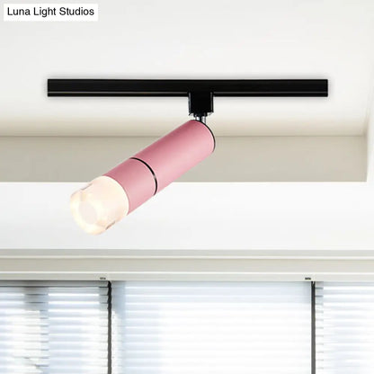 DecorBites™ DecorBites™ Rotatable LED Semi Flush Mount Lighting in White/Pink/Blue - Modern Aluminum Design