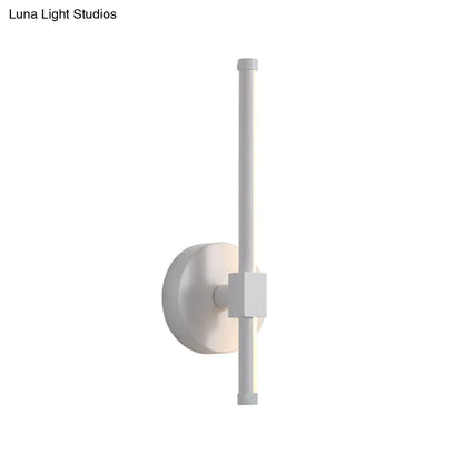 DecorBites™ DecorBites™ Rotatable LED Wall Sconce with Acrylic Bar - Black/White, Warm/White Light