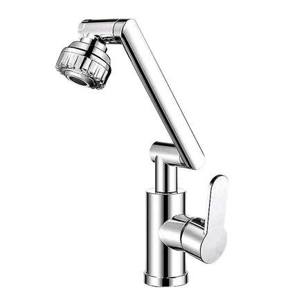 Rotating Dual-mode Faucet for Kitchen and Bathroom - silver-A