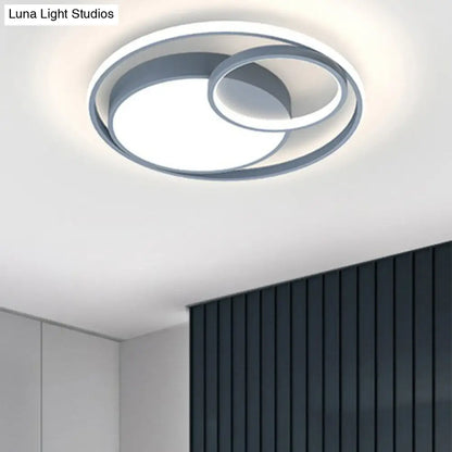 DecorBites™ DecorBites™ Round Bedroom LED Ceiling Light - Acrylic Simplicity Flush Mount