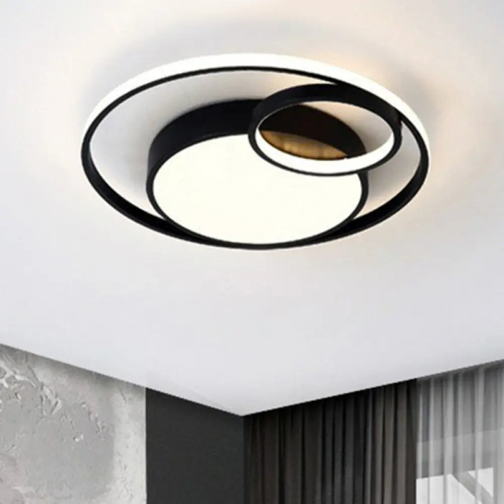 DecorBites™ DecorBites™ Round Bedroom LED Ceiling Light - Acrylic Simplicity Flush Mount