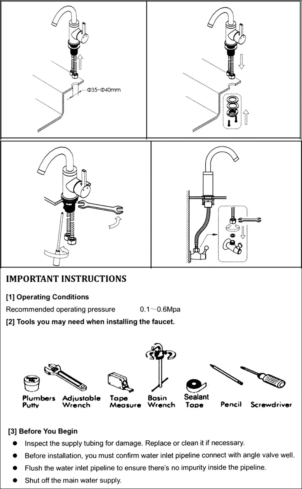 Rozin brushed nickel deck mounted single hole kitchen faucet in black and silver with 360 degree rotation sprayer nozzle
