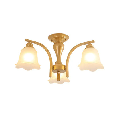 DecorBites™ DecorBites™ Rural Black/Gold Cylinder Ceiling Light with Crystal Accents for Dining Room