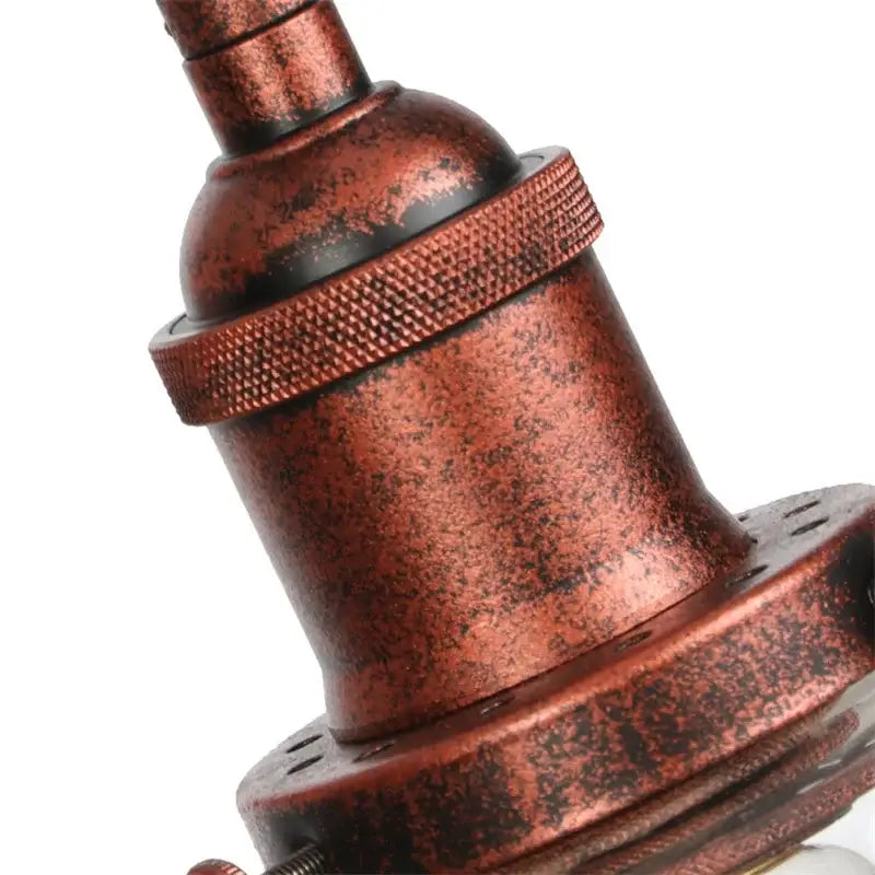 Rustic antique copper wall sconce with clear glass and textured ridged band for decorbites clear glass lighting decor