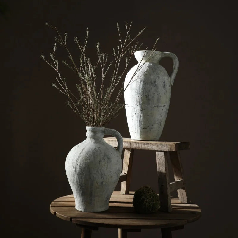 Rustic Handmade Ceramic Vase for Home Decor