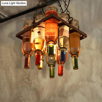 Rustic Metal Pendant Lighting Kit - Industrial Style Hang Lights for Dining Room - 1/2/3 Light Options - Round/Square/Rectangle Shapes