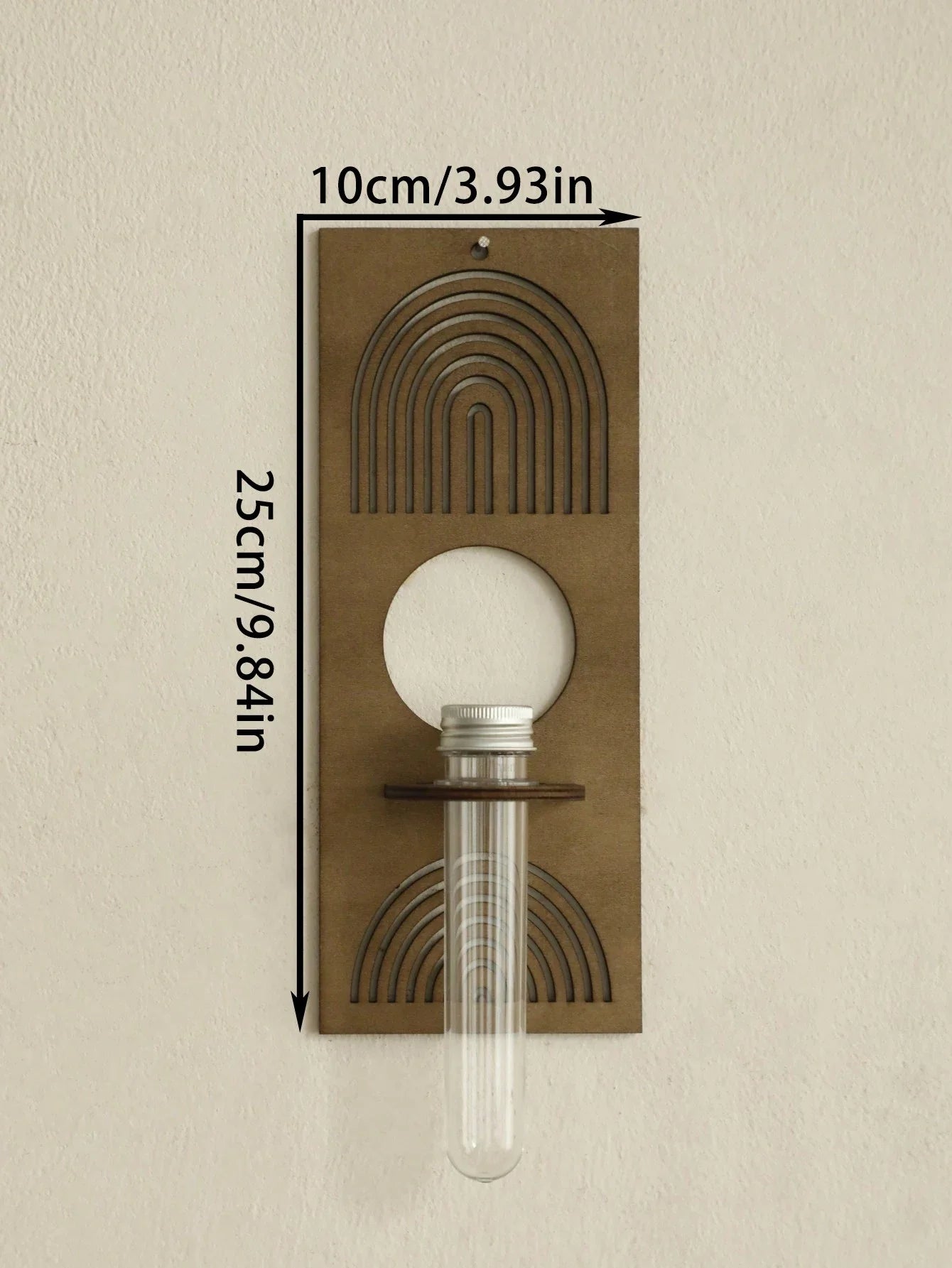 Rustic Wood Wall Vase for Greenery - TK-MS8058 - Vase