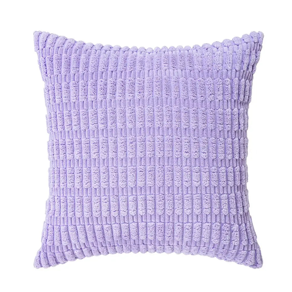 A soft lavender corduroy velvet throw pillow with textured weave from sage green corduroy pillowcase set of 2
