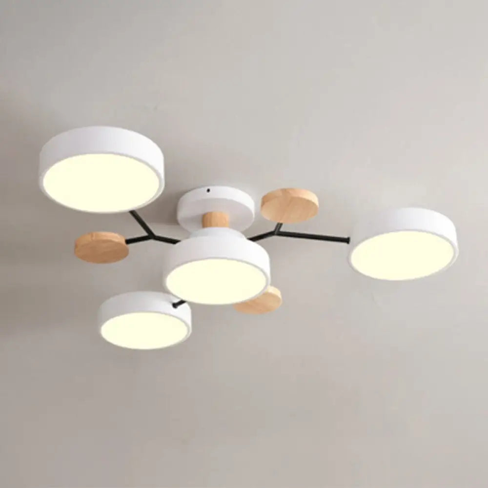 DecorBites™ DecorBites™ Samantha -  Semi Flush Mount Light Macaron LED Acrylic Semi-Flush Mount Ceiling Fixture