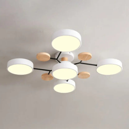 DecorBites™ DecorBites™ Samantha -  Semi Flush Mount Light Macaron LED Acrylic Semi-Flush Mount Ceiling Fixture