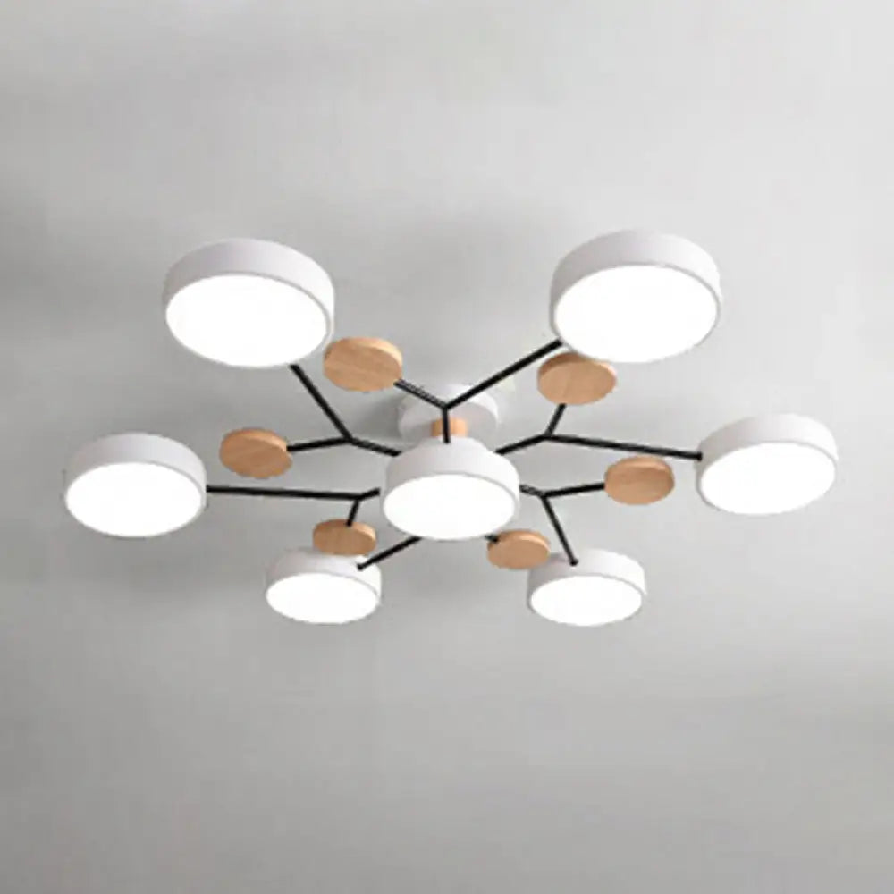 DecorBites™ DecorBites™ Samantha -  Semi Flush Mount Light Macaron LED Acrylic Semi-Flush Mount Ceiling Fixture