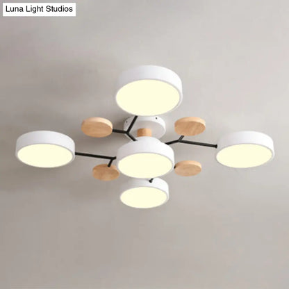 DecorBites™ DecorBites™ Samantha -  Semi Flush Mount Light Macaron LED Acrylic Semi-Flush Mount Ceiling Fixture