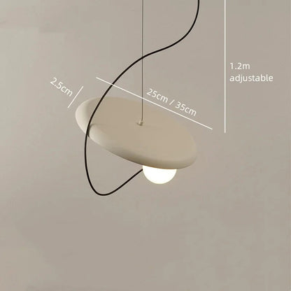 Scandinavian Pendant Light - White / Medium (25 cm)
