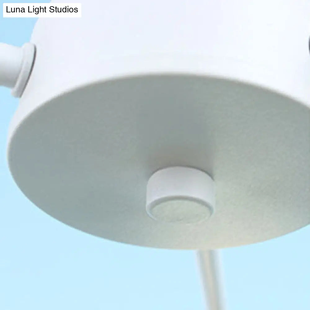 DecorBites™ DecorBites™ Semi-Flush Open Bulb Ceiling Light with Square Loft Style Design - 3/5 Heads, Wood Metallic Mount Chandelier