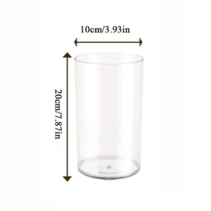 Shatterproof Tall Transparent Acrylic Flower Vase - 10x20cm - Vase