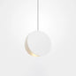 Shell-Inspired Round Pendant Lamp - Macaron Style - Metal - 1-Light Ceiling Light