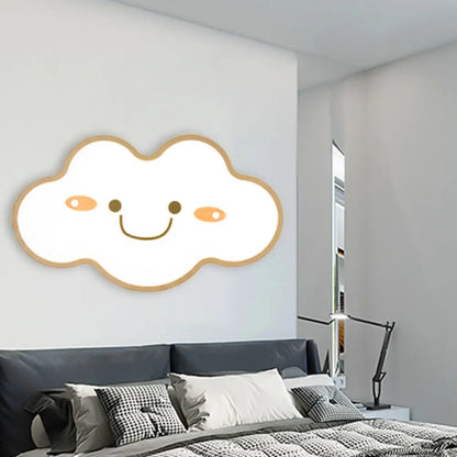 DecorBites™ DecorBites™ Shy Cloud Acrylic LED Ceiling Light for Child's Bedroom in White