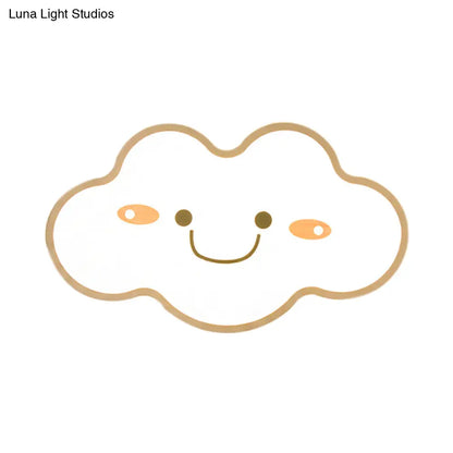 DecorBites™ DecorBites™ Shy Cloud Acrylic LED Ceiling Light for Child's Bedroom in White