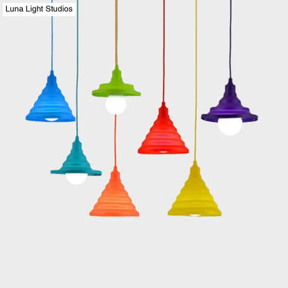 Silica Gel Babel Pendant Light – Modern & Foldable Hanging Lamp in Multi Colors