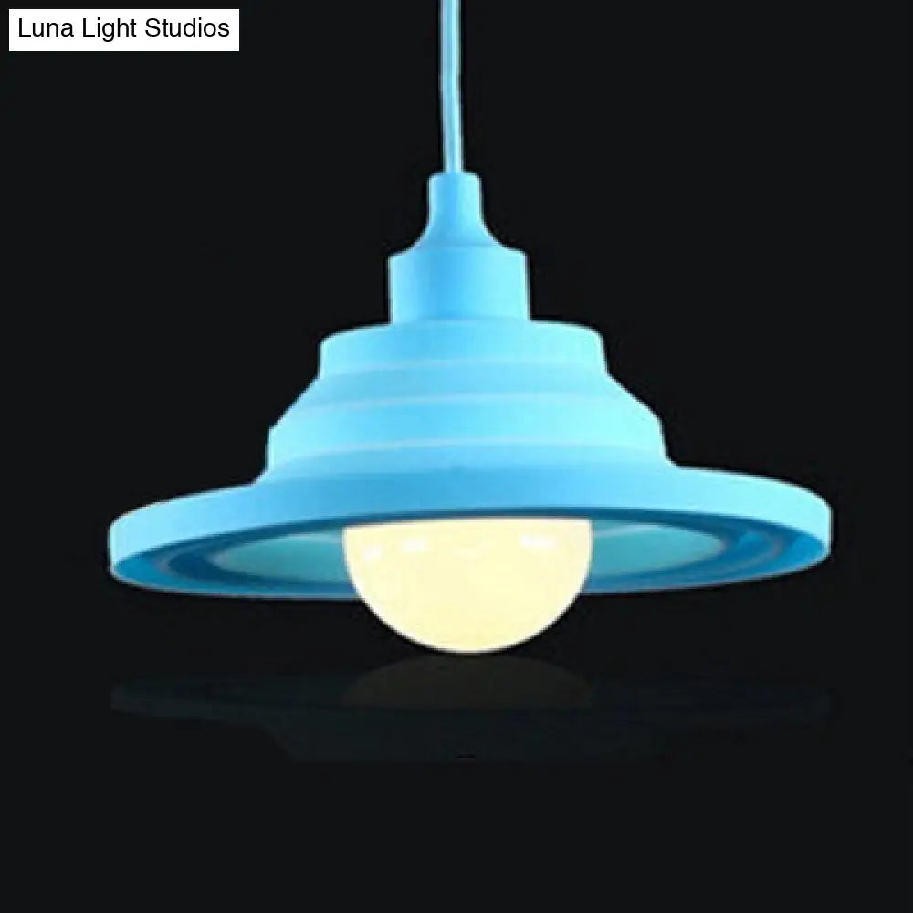 Silica Gel Babel Pendant Light – Modern & Foldable Hanging Lamp in Multi Colors