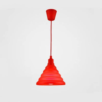 Silica Gel Babel Pendant Light – Modern & Foldable Hanging Lamp in Multi Colors