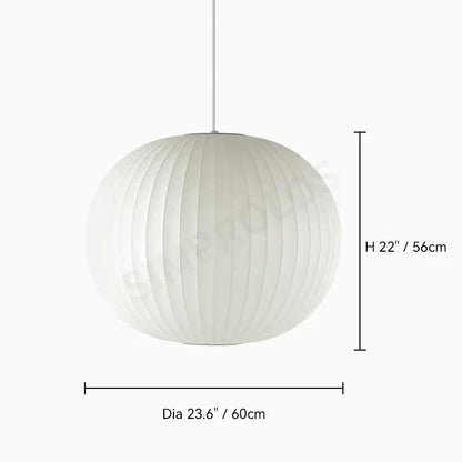 Silk LED Pendant Lamp - Modern Designer Lighting - C Diameter 60CM / Three color dimming