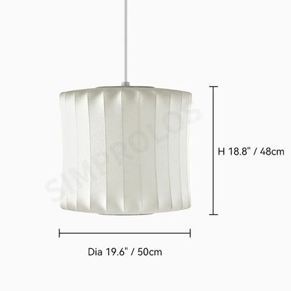 Silk LED Pendant Lamp - Modern Designer Lighting - E Diameter 50CM / Neutral light