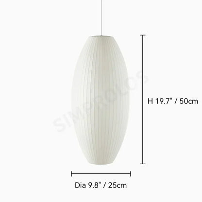 Silk LED Pendant Lamp - Modern Designer Lighting - G Diameter 25CM / Warm light