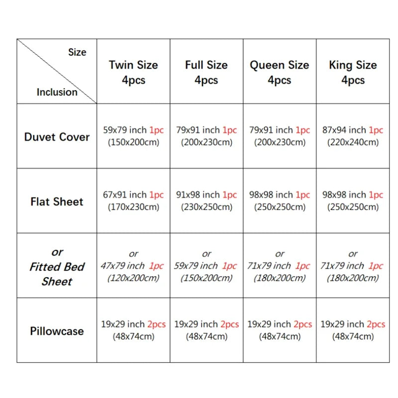 Silk Luxury Bedding Set: Duvet Sheet Pillowcase