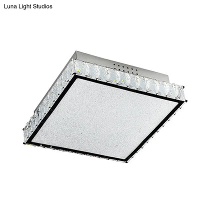 DecorBites™ DecorBites™ Simple Crystal LED Flush Ceiling Light for Bedroom