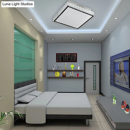 DecorBites™ DecorBites™ Simple Crystal LED Flush Ceiling Light for Bedroom