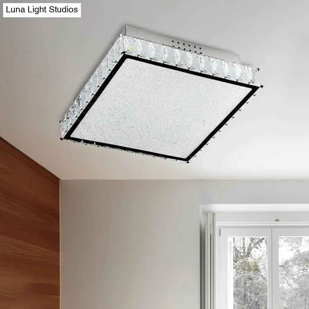 DecorBites™ DecorBites™ Simple Crystal LED Flush Ceiling Light for Bedroom