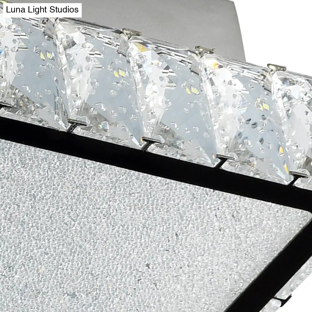 DecorBites™ DecorBites™ Simple Crystal LED Flush Ceiling Light for Bedroom