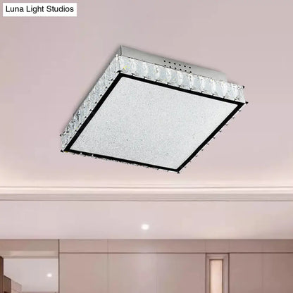 DecorBites™ DecorBites™ Simple Crystal LED Flush Ceiling Light for Bedroom