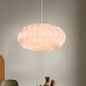 Simple Style Acrylic Meringue Pendant Light - 1 Light White Ceiling Pendant, 14"/16"/19.5" Wide