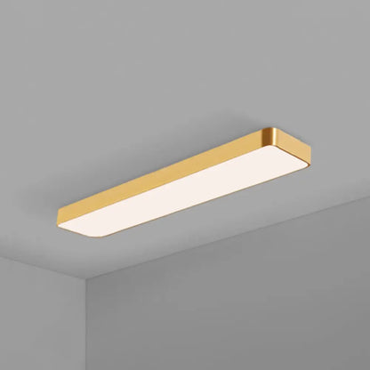 DecorBites™ DecorBites™ Simple Style Metal LED Ceiling Lamp with Gold Finish - Ideal for Offices