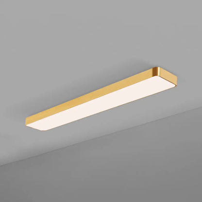 DecorBites™ DecorBites™ Simple Style Metal LED Ceiling Lamp with Gold Finish - Ideal for Offices