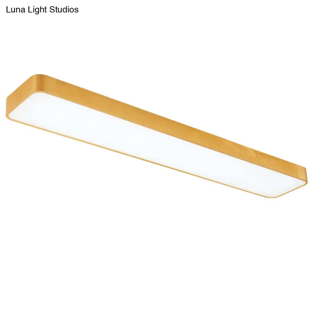 DecorBites™ DecorBites™ Simple Style Metal LED Ceiling Lamp with Gold Finish - Ideal for Offices