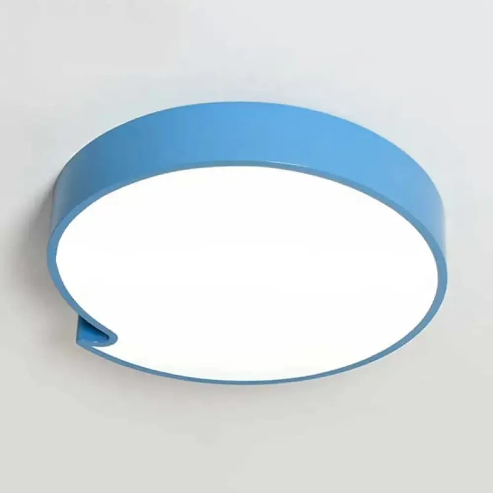 DecorBites™ DecorBites™ Simple Style Round Flush Mount Ceiling Light for Living Room - Acrylic and Metal Construction
