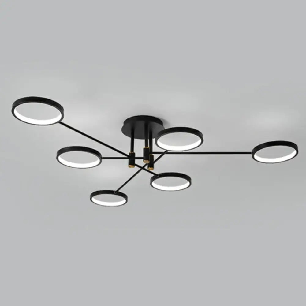 DecorBites™ DecorBites™ Simplicity LED Ceiling Lamp – Modern Living Room Light Fixture