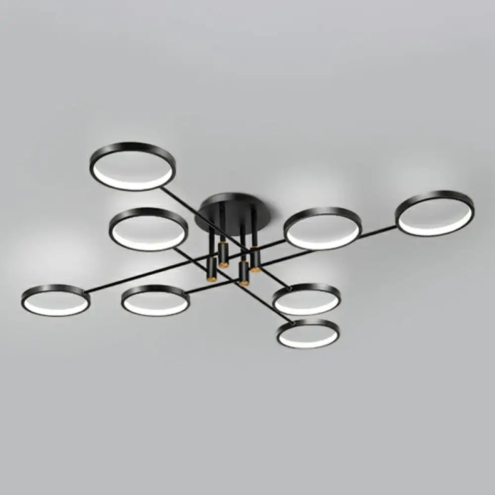 DecorBites™ DecorBites™ Simplicity LED Ceiling Lamp – Modern Living Room Light Fixture