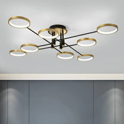 DecorBites™ DecorBites™ Simplicity LED Ceiling Lamp – Modern Living Room Light Fixture