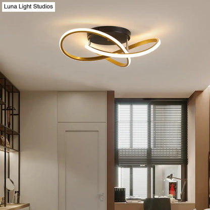 DecorBites™ DecorBites™ Simplicity LED Ceiling Lamp with Acrylic Strip Shade for Bedroom