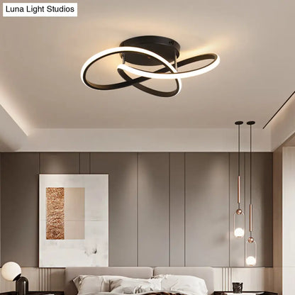DecorBites™ DecorBites™ Simplicity LED Ceiling Lamp with Acrylic Strip Shade for Bedroom