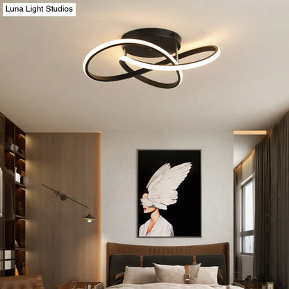 DecorBites™ DecorBites™ Simplicity LED Ceiling Lamp with Acrylic Strip Shade for Bedroom